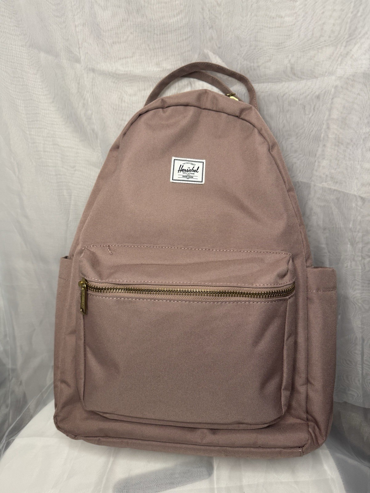 Herschel Classic Backpack – Mauve Rose Pink w/ Gold Zipper | School Travel Bag
