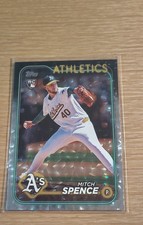 2024 Topps Update Series - Mitch Spence #US28 Silver Crackle Foilboard (RC)