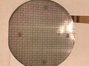 4" National Cash Register NCR MED Silicon Wafer 1980s Rare Vintage CPU Chip