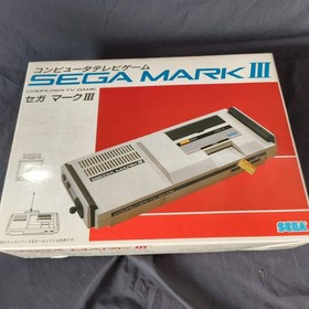 SEGA MARK 3 III CONSOLE (Sega Master System) ,w/ Pads, PSU, Manual, Box/ Japan