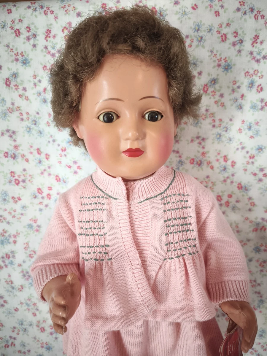 Poupée Ancienne Celluloïd SIC – François, 36 Cm, Années 1930 (France)