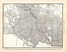 1937 Antique BALTIMORE Maryland Street Map Vintage Baltimore City Map 2755