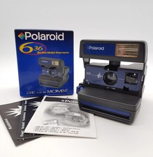 Polaroid 636 Sofortbild Kamera + OVP + Bedienungsanleitung
