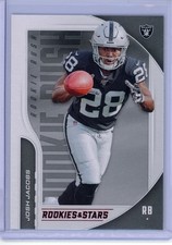 2019 Panini Rookies & Stars Red Rookie Rush #RR-JJ JOSH JACOBS Raiders Packers