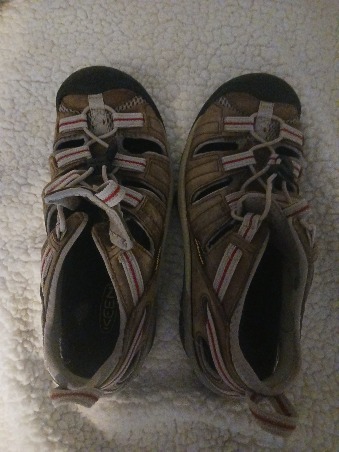 Scarpe sandali donna KEEN passeggio escursionismo marrone abbronzatura misura 8 5 impermeabili