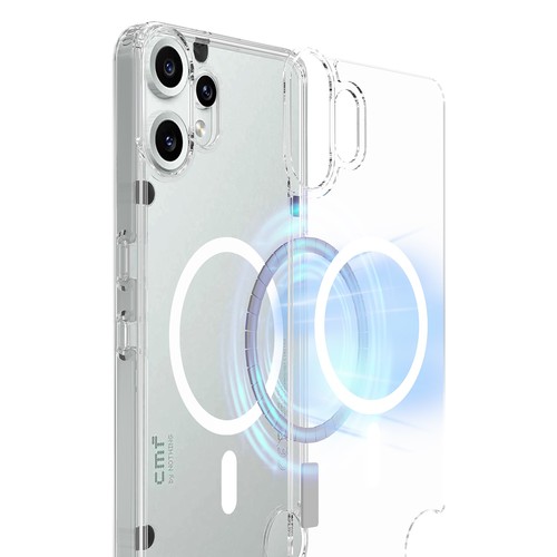 For Nothing CMF Phone 2 Pro, Luxury Transparent Acrylic Hard Magnetic Case Cover - 第 2/8 張圖片