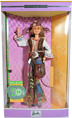 バービー　[ボディ] シェール [服] ’70 Peace &Love レア Peace & Love 70s 2001 Barbie Doll for sale online | eBay