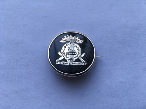 WW1 1916 VINTAGE THE LANCASHIRE FUSILIERS SILVER SWEETHEARTS PIN BROOCH