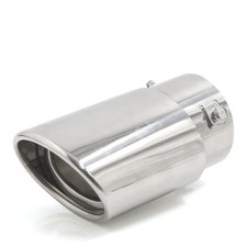 75mm Einlass Silber Ton Auspuffanlage Schalldämpfer Down Endrohr Spitzen für Auto PKW