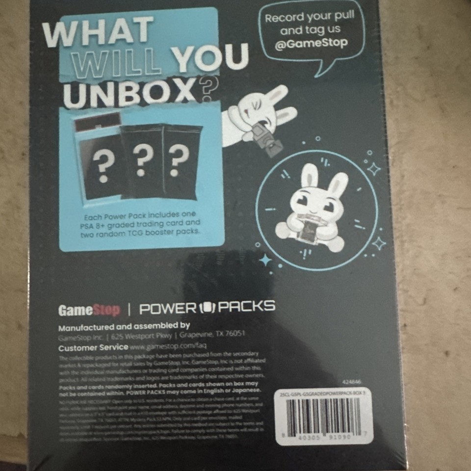 Gamestop Pokemon Power Pack Series 3 | 2 Packs & 1 PSA Slab NEW IN HAND ...