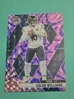 2025 Panini Mosaic - Caleb Williams #22 Reactive Purple Mosaic Prizm