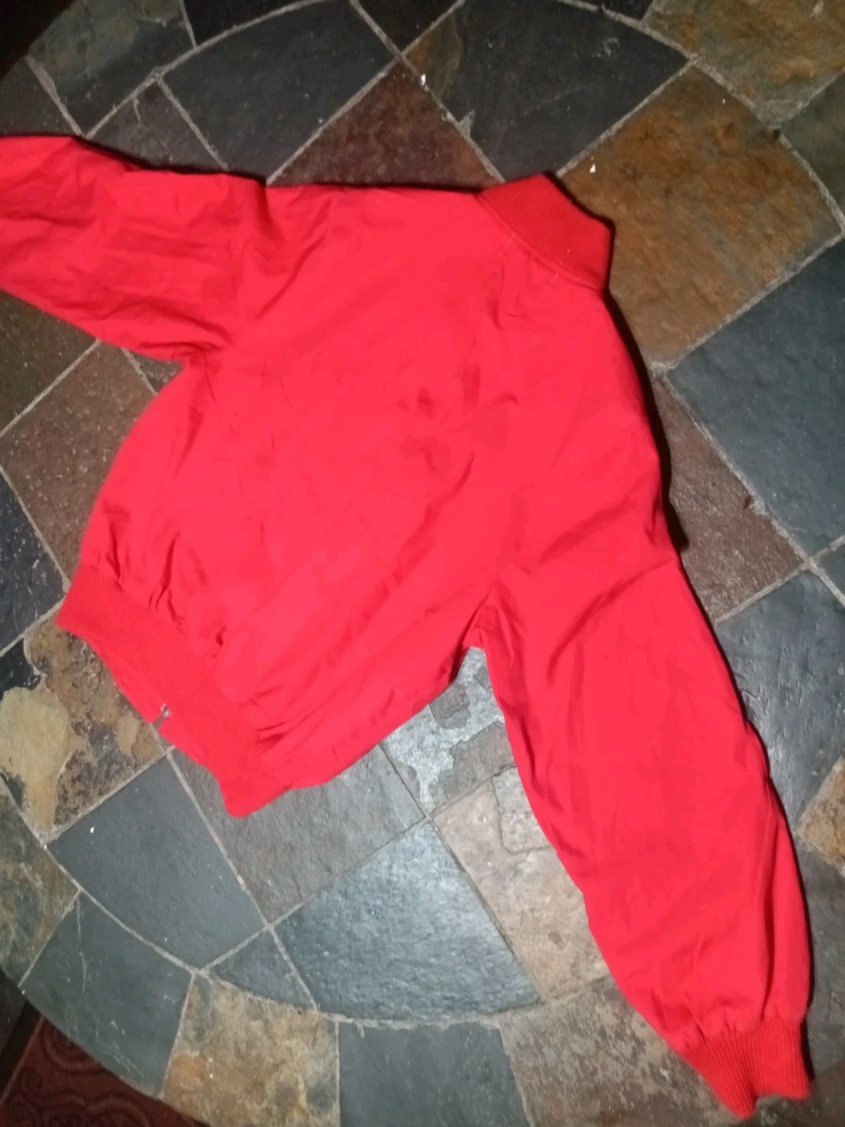 Vintage 80’s Lacoste Izod Kids Size 12 Track Jacket Red Multiclr Stripe Full Zip thumbnail 15