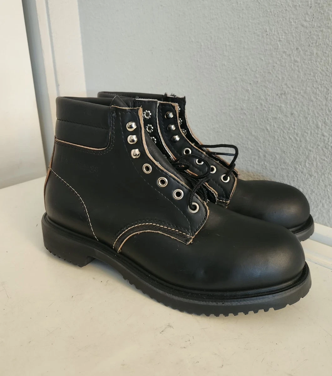 E Biker Steel Toe Boots for Men for sale | eBay display picture 3