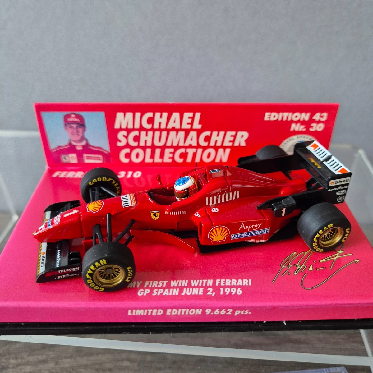 Minichamps Michael Schumacher Ferrari Diecast Formula 1 Cars for