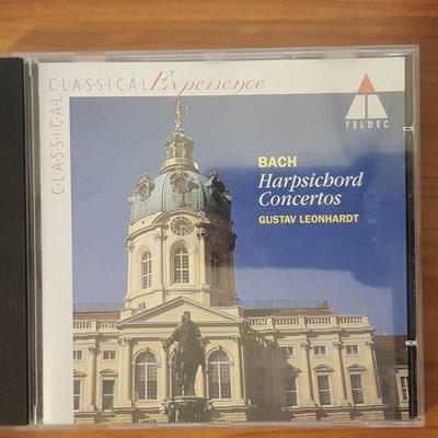 GUSTAV LEONHARDT bach harpsichord concertos EX/EX (CD Album, Klassik, Teldec)