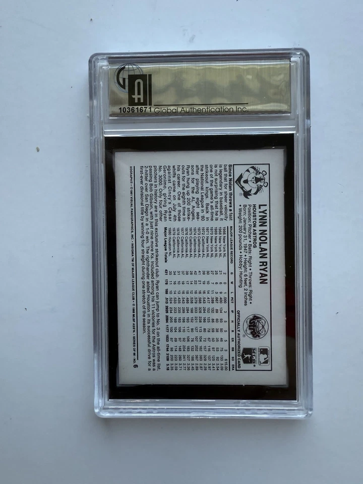 Nolan Ryan 1981 年凯洛格卡贝克特 9 完好 — 第 2/2 张图片