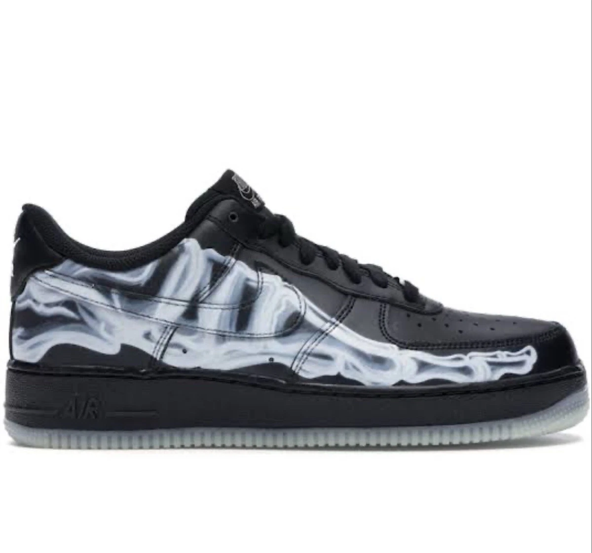 Nike Air Force 1 '07 QS Black Skeleton for Sale - Authenticity