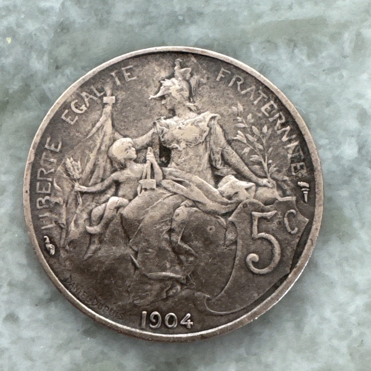 曾流通未经认证1904 年法国硬币| eBay