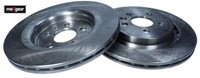 2X Bremsscheibe Maxgear 19-2470 2 Bremsscheiben Hinterachse Hinten FüR Volvo