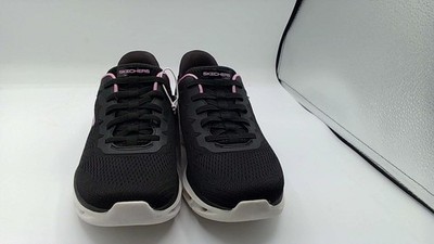 Skechers GO WALK FLEX Hands Free Women's Sz 8 Black Mesh Comfort Sneaker