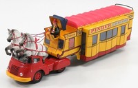 Modell Lkw Statisch Truck Pinder Circus Creperie Snack Bar 1955 Gelb 1/43