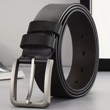 Genuine Leather for Men High Quality Men Belts Alloy Pin Buckle Adult Luxury Bra