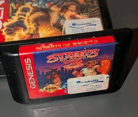 Streets of Rage 3 Sega Genesis Game w/ Case No Manual Authentic