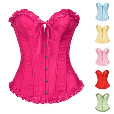 Lace Push Up Corset Top For Women   Shaping Belly Control Shapewear With Gel