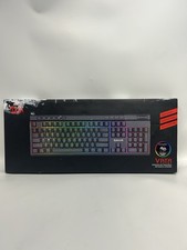Redragon K580 Wired RGB Mechanical Gaming Keyboard Macro Key & Media Wheel *NEW*
