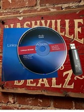 Linksys AE2500 Dual-Band Wireless-N USB Adapter - With Setup Software CD