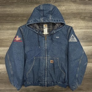 Carhartt Denim Hooded Jacket | eBay