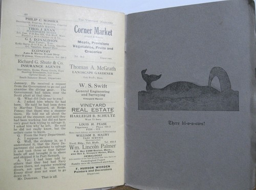 Rare & Antique " The Vineyard Magazine" All about Cape Cod  1924 - Afbeelding 6 van 6