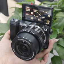 Sony Alpha a5000 Digital Camera 20.1 MP Flip Screen Selfie Cam w/ 16-50mm Lens