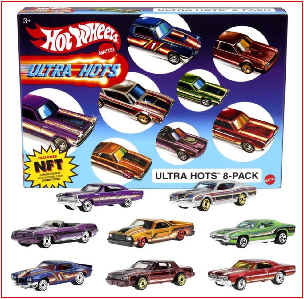 Hot Wheels 2021 ULTRA HOTS 8 PACK of CARS - CUDA CAMARO OLDS