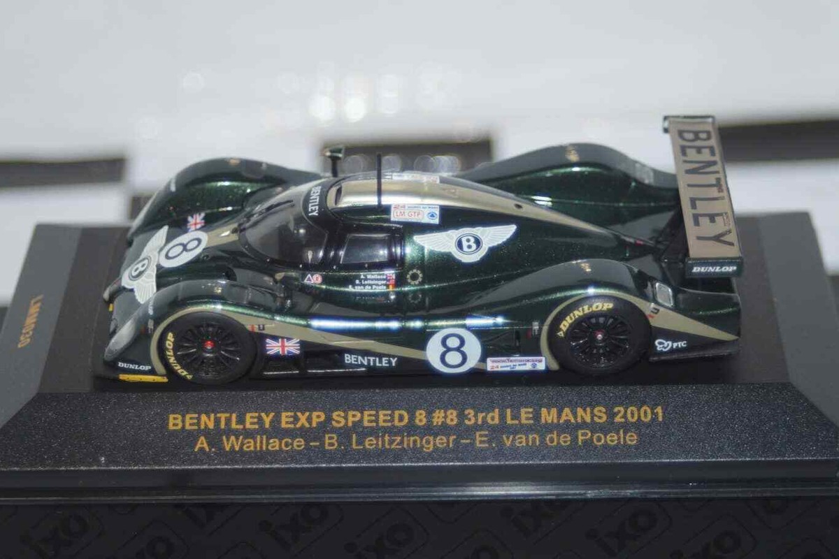 Bentley EXP Speed 8 Le Mans 2001 ミニカー Ixo Bentley Speed 8 Le Mans 2001 1:43 LMM030 4895102301195| eBay