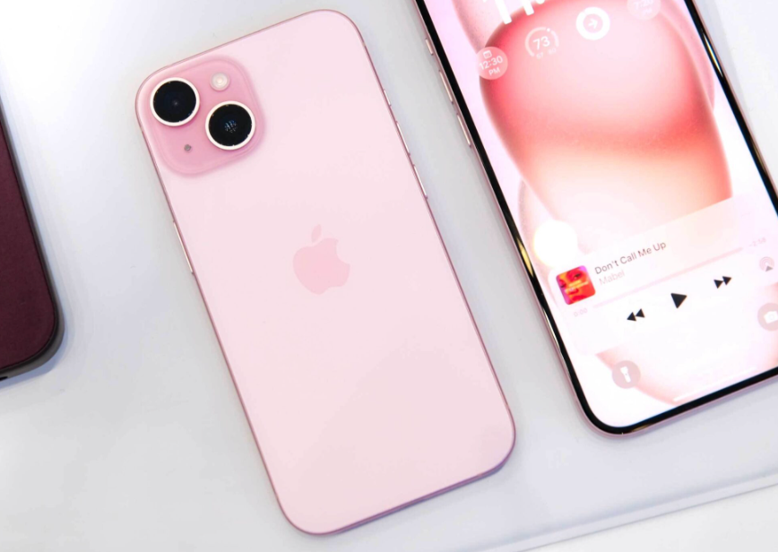 Apple iPhone 15 Plus Unlocked 128GB Pink-5G - Good, Faulty Rear