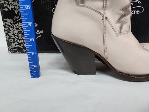 Dan Post Boots Loverly Snip Toe Cowboy Womens White Casual Boots DP4377-100 10m - Picture 9 of 21