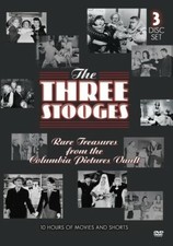 Three Stooges Rare Treasures from the Columbia Pictures Vault (3-DVD) NO CASE