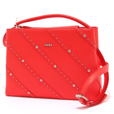 3637T borsa donna GAUDI' ecopelle rosso tracolla hand bag woman