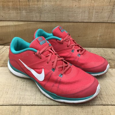 Nike Womens Flex Trainer 5 Running Shoes Pink 724858-600 Low Top Lace Up 10  M | eBay