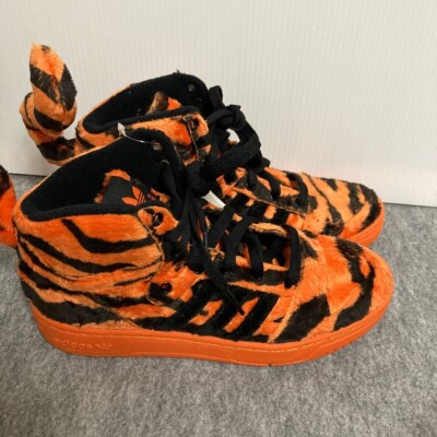 ジェレミースコット　adidas 燕尾ティガー　M タイガー adidas Tiger x Jeremy Scott Tiger Orange Stripe Men 8 CLEAN