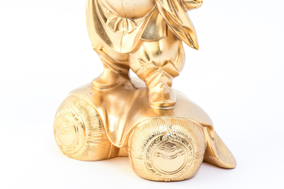 Japanese DAIKOKU 24KGP Gold-Color Seven Lucky Gods Metal
