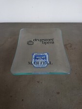 CENDRIER PUBLICITAIRE COUPELLE COGNAC MARTELL DRUGSTORE OPÉRA VERRE ANCIEN
