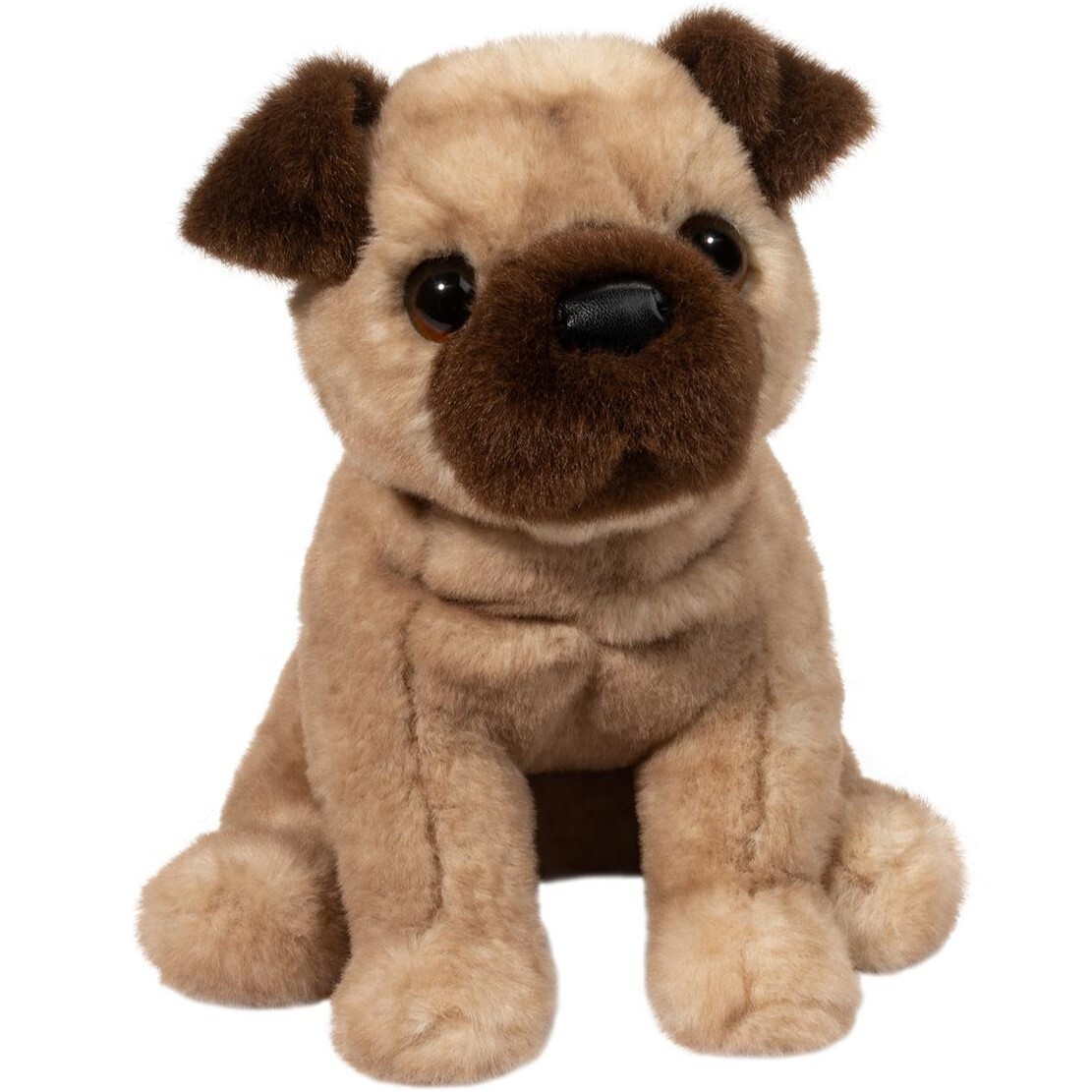 ✤ New DOUGLAS CUDDLE TOYS Stuffed Soft Plush MILO PUG DOG Puppy Animal Brown Tan