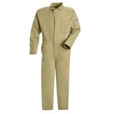 Flame Resistant Contractor Coverall, Khaki, 2XL