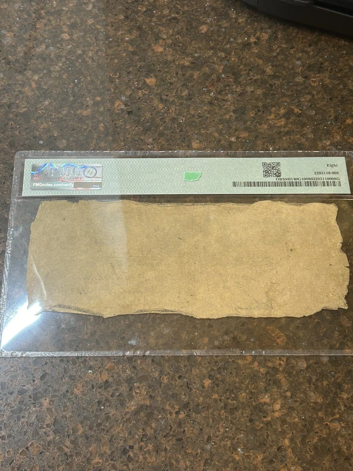 SASA 1830s The Bank Of Michigan Detroit $2 Serial Number 11 Pmg Vg8 - Image 4 of 4