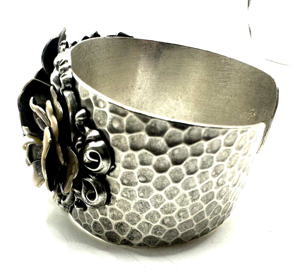 Brazalete Sweet Romance Firmado Shelley Cooper Art Nouveau Hecho en EE. UU. Foto 4 de 4