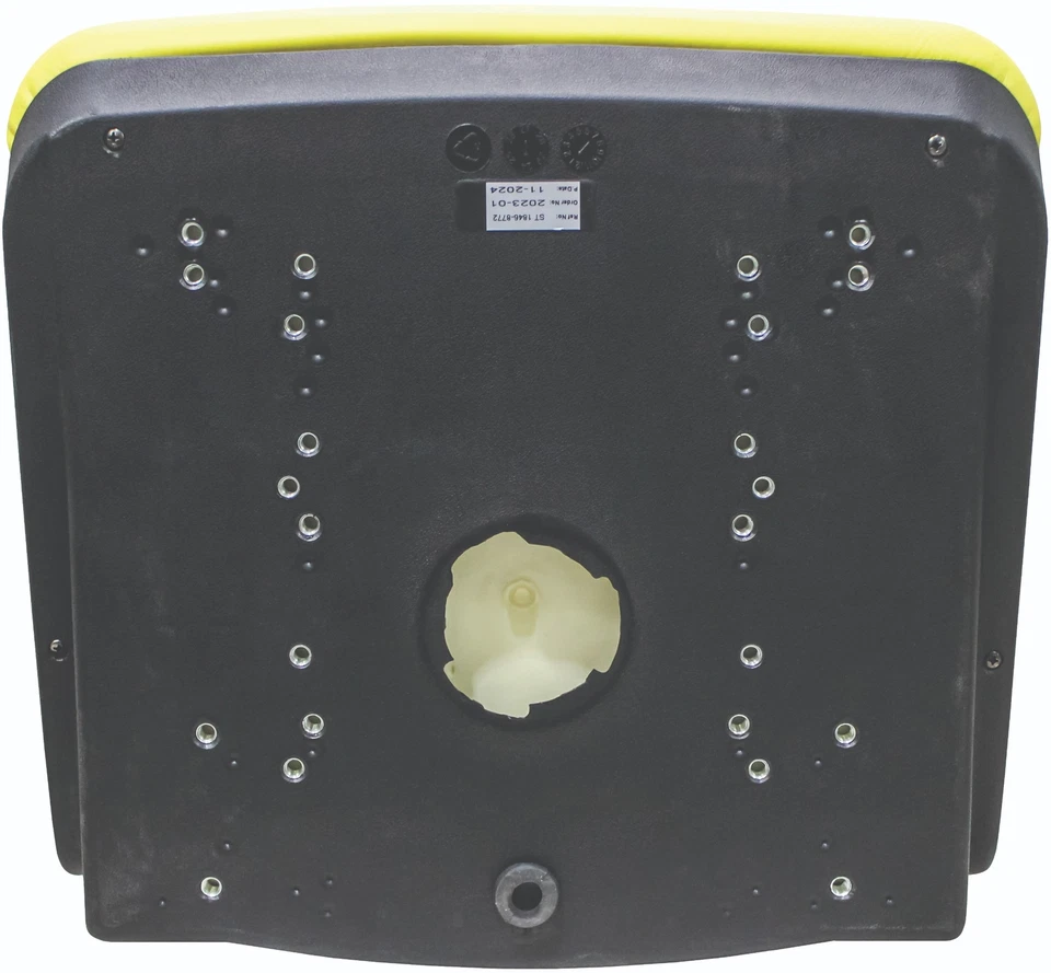 John Deere Gator Pair (2) Yellow Seats Fit E-Gator TH6X4 TE and Trail Series - Image 3 of 4