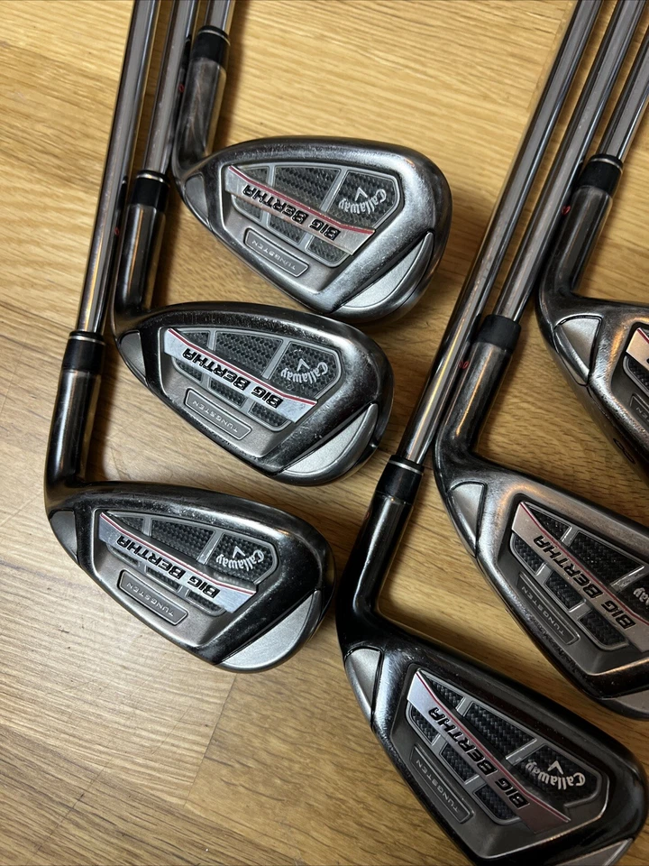 Callaway Big Bertha OS Tungsten Iron set 6-AW Speedstep Regular Shaft 2° Flat - Image 3 of 4