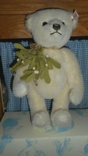 STEIFF Ltd MISTLETOE TEDDY BEAR - 12in./30cm EAN 036859 BOXED - RETIRED
